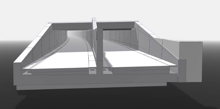 Visualisierung Portal West